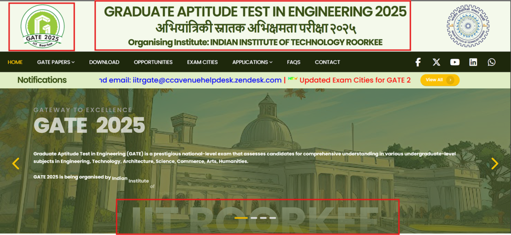 Gate Exam 2025
